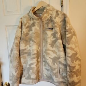 Columbia fleece zip up 2xl